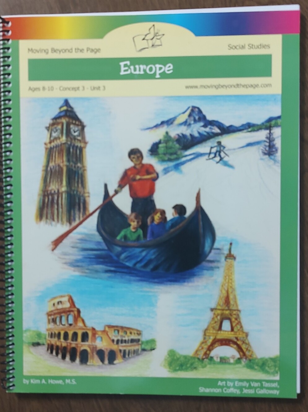Moving Beyond The Page Book: Europe Social Studies Workbook - Green